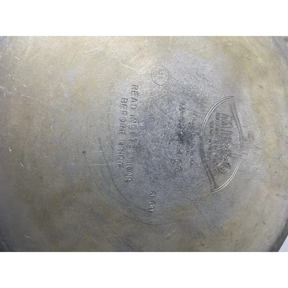 Vintage Mirro Mirro-Matic 6-Quart Stovetop Pressure Cooker Pan Model M-0596